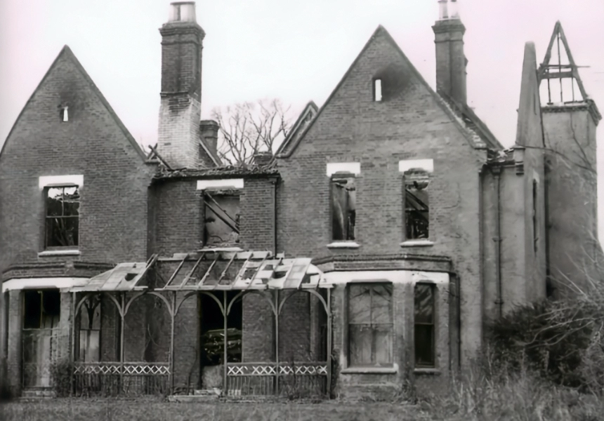 Built in 1862 the Borley Rectory in Essex which was famously described as the "most haunted house in England" was badly damaged by fire.