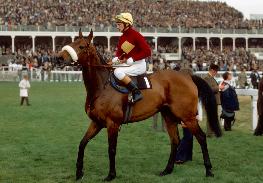 Red Rum won the Grand National at Aintree for the second year running. The horse won it's 3rd Grand National in 1977.