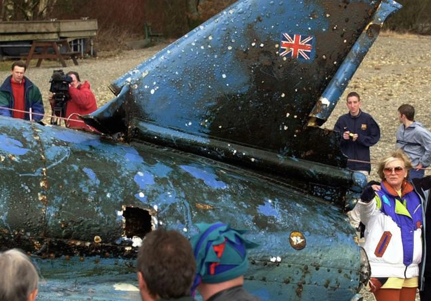 Donald Campbell's boat, Bluebird, was recovered from the bottom of Coniston Water in Cumbria.