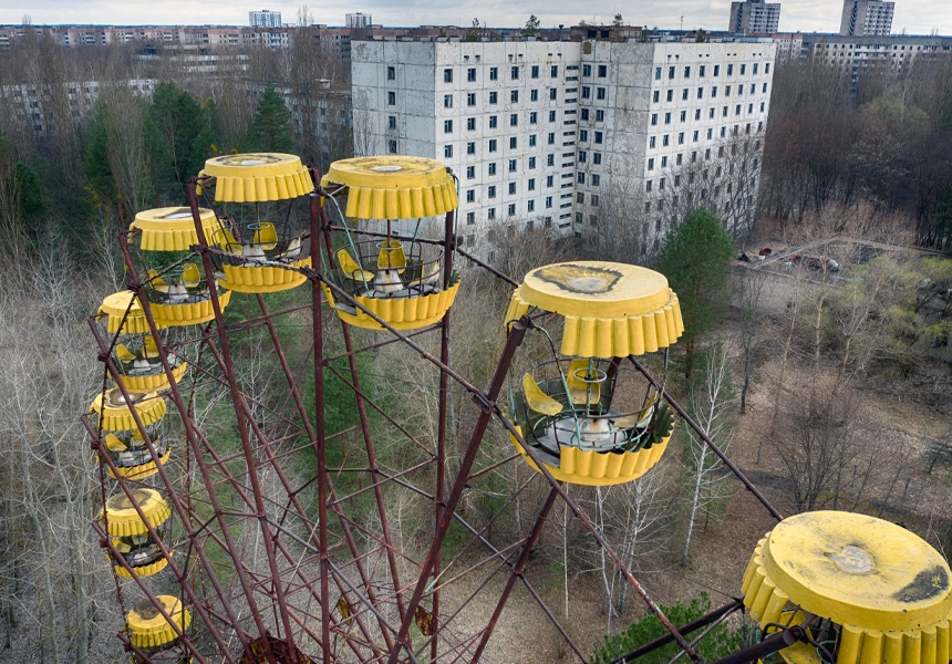 Soviet authorities order the evacuation of Pripyat (estpopulation 45,000), Chernobyl (est population 12,000) and 94 other villages (est total population 40,000) due to the Chernobyl Nuclear disaster.