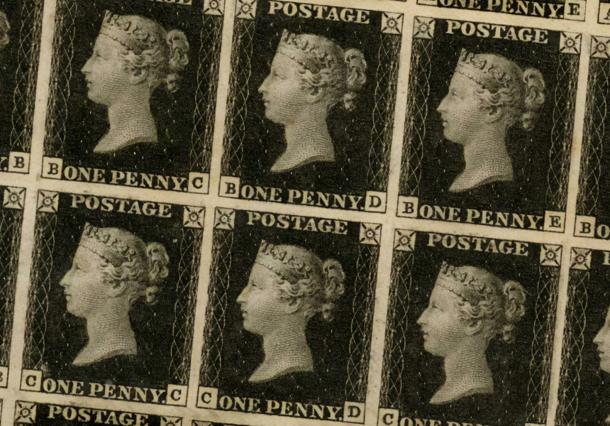 The first British Penny Black stamp went on sale. Invented by Rowland Hill, it was the world’s first adhesive postage stamp and it became valid for postage on 6th May.