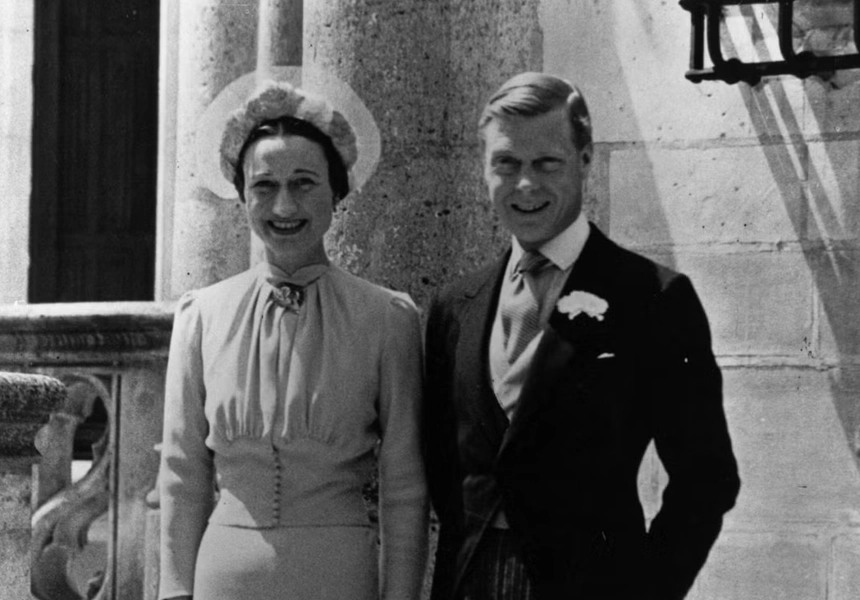 The Duke of Windsor, (the abdicated King Edward VIII), married American divorcee Mrs Wallis Simpson, privately in a château in France.