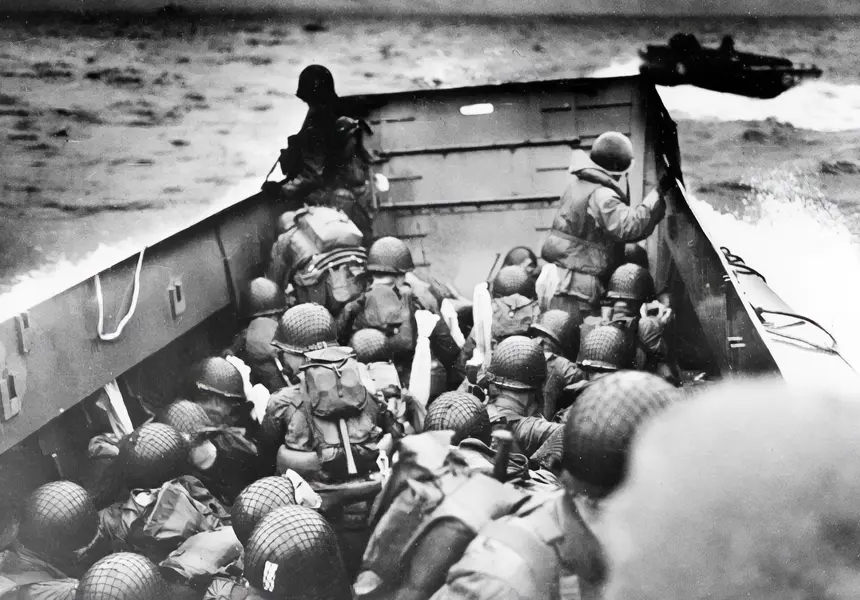 Normandy landings started in France during WWII. This day was the largest seaborne invasion ever in history.