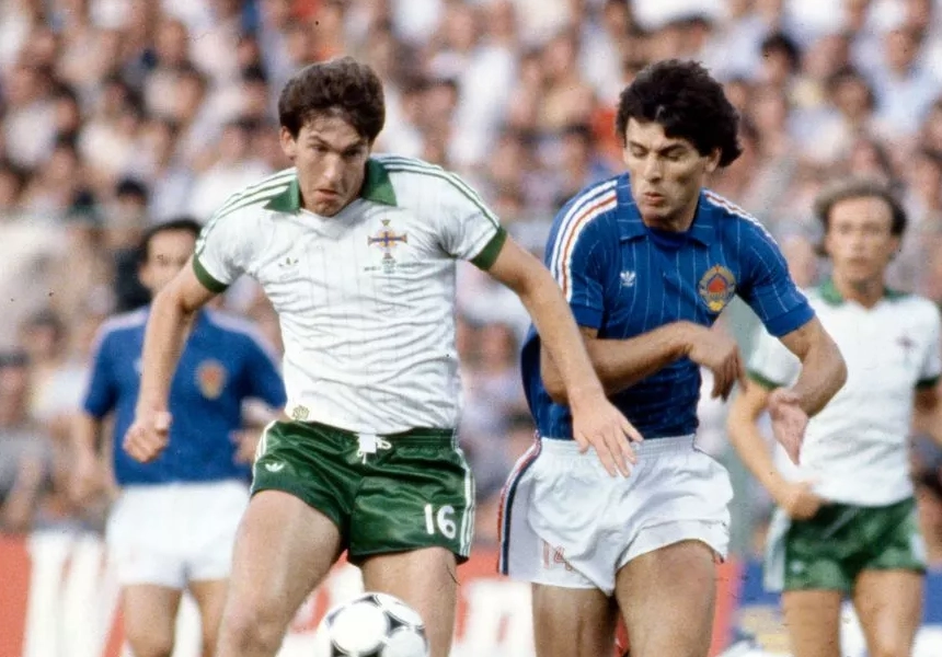 Manchester United footballer Norman Whiteside became the youngest player to appear in the World Cup finals - playing for Northern Ireland against Yugoslavia in Spain.