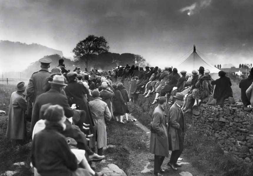 For the first time in 200 years, a total eclipse of the sun was seen in Britain. Those at Giggleswick in Yorkshire were able to see a perfect, full eclipse which lasted for less than 1/2 minute.