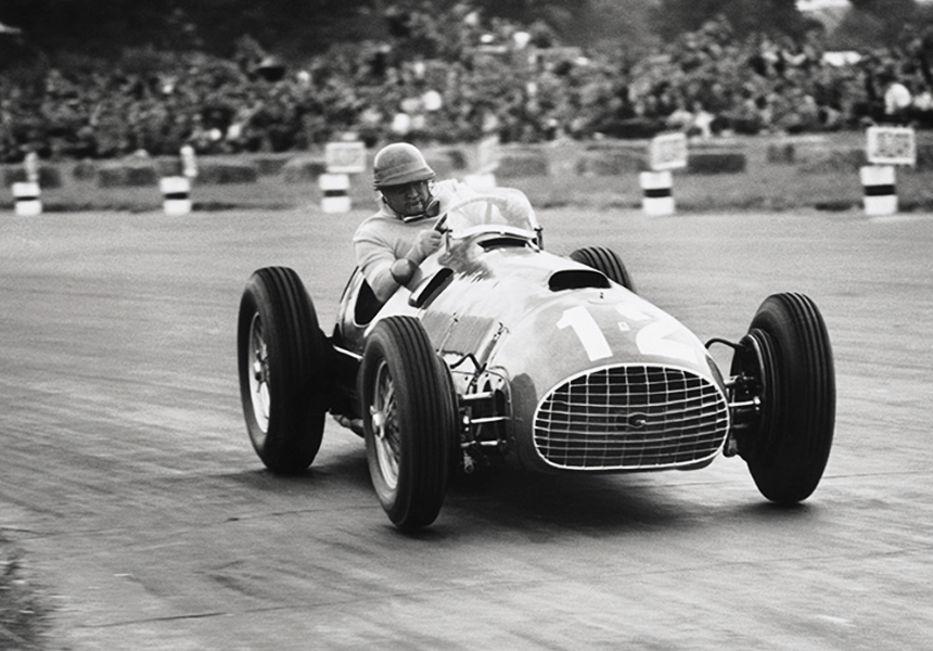 Ferrari secured its first Grand Prix victory at the British Grand Prix at the Silverstone Circuit in Northamptonshire. The winning Ferrari 375 was driven by Argentinian racer, Jose Froilan Gonzalez.