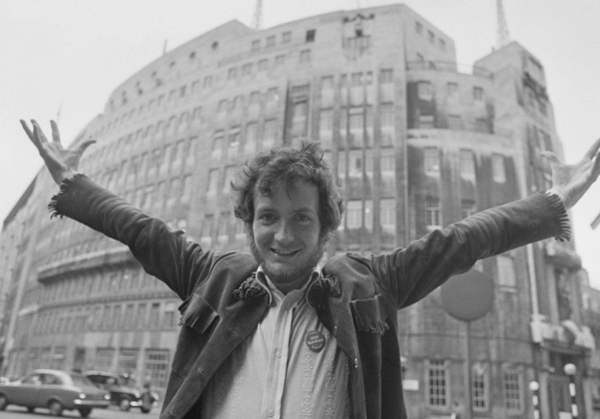 UK BBC Radio 1 DJ Kenny Everett was sacked after he joked on air that the wife of the conservative transport minister Mary Peyton had 'crammed a fiver into the examiner's hand', when taking her driving test'.