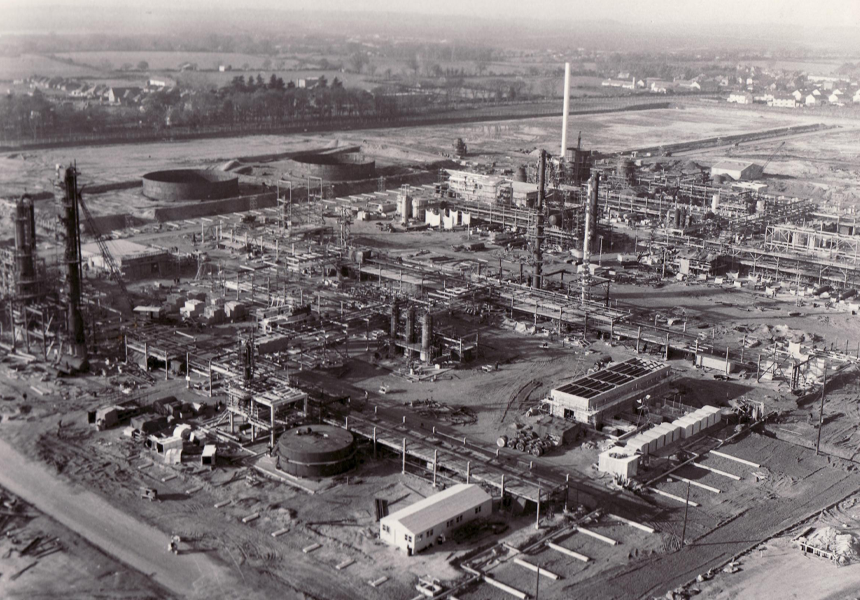 Prime Minister Clement Attlee opened the largest oil refinery in Europe, at Fawley on Southampton Water when it was rebuilt and extended and is now the largest oil refinery in the United Kingdom.