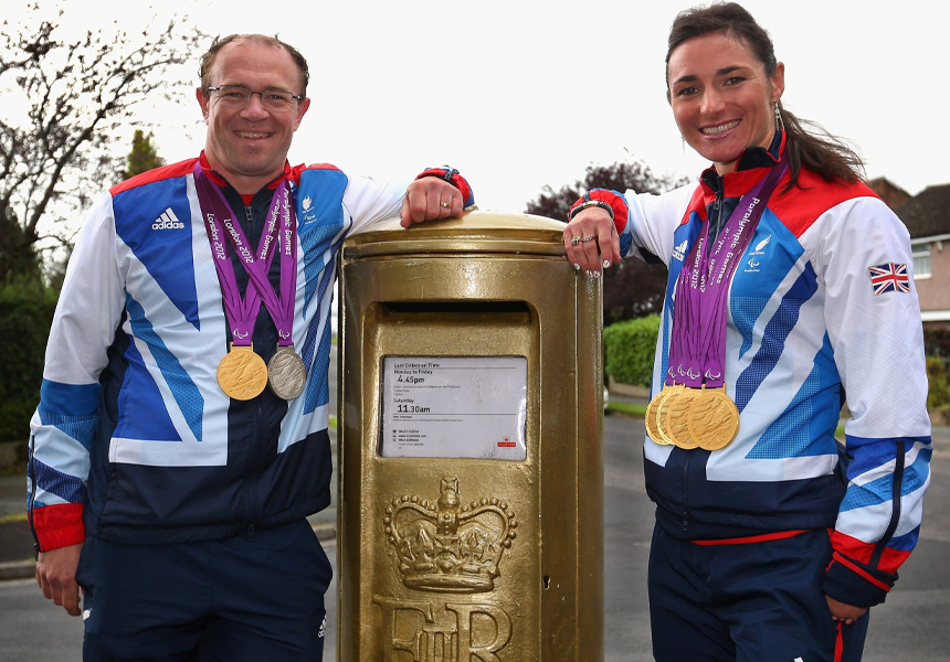 It was announced that more than 100 post boxes, painted gold to celebrate the success of Britain’s Olympic and Paralympic athletes, would remain gold on a permanent basis.