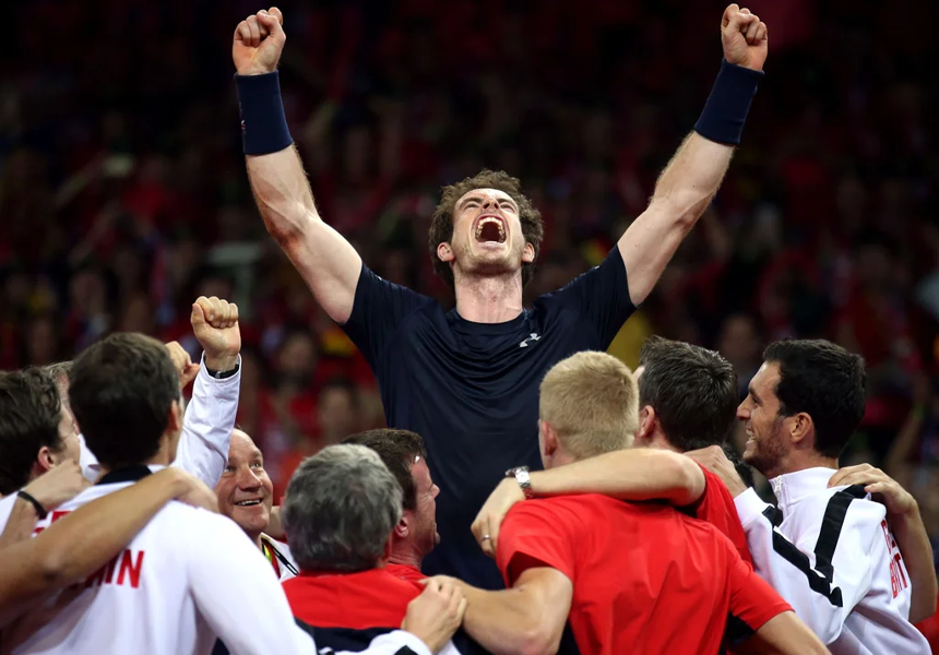 Great Britain won the Davis Cup for the first time since 1936 after Andy Murray beat Belgium's David Goffin to clinch the decisive point in Ghent, Belgium.