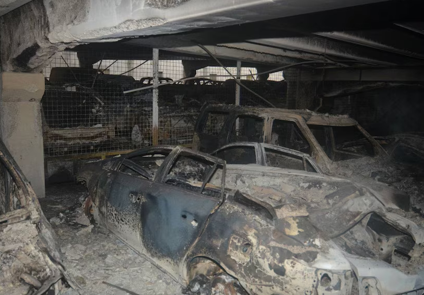 More than 1,300 cars were destroyed when the multi-storey car park at the Liverpool Echo Arena burst into flames during the final event of the Liverpool International Horse Show.