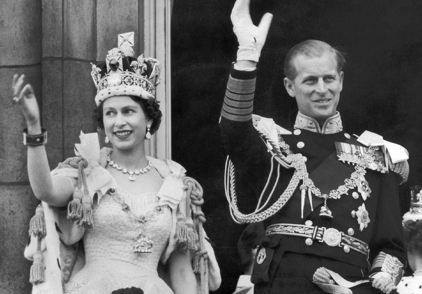 The coronation of Queen Elizabeth II aged 27 took place in Westminster Abbey, London. Her Majesty was the thirty-ninth Sovereign to be crowned at Westminster Abbey and this was the first British coronation to be televised.