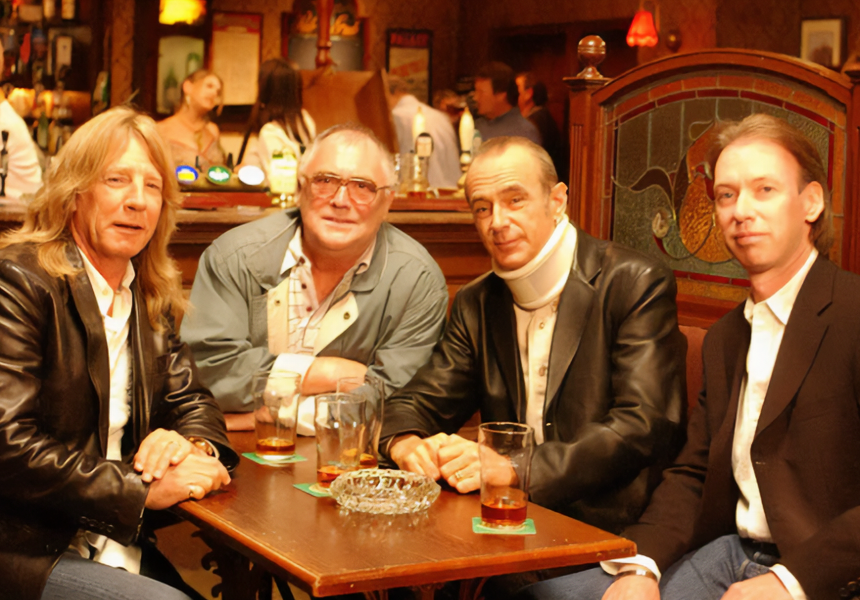 Status Quo filmed a cameo appearance in UK's Coronation Street playing themselves. Francis Rossi and Rick Parfitt were set to appear in three episodes of the long-running ITV soap.