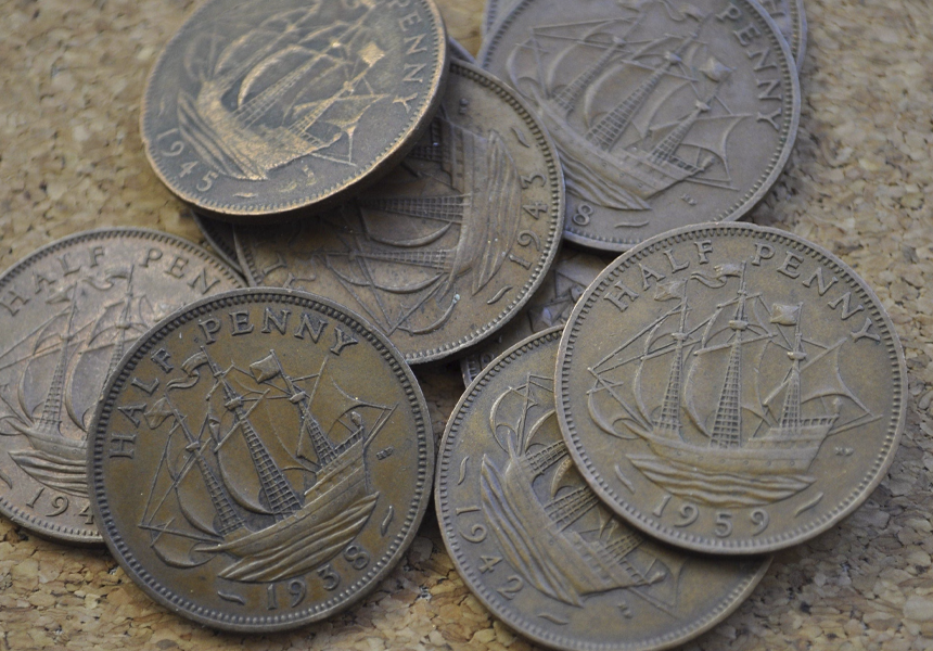 The pre-decimal half penny ceased being legal tender.