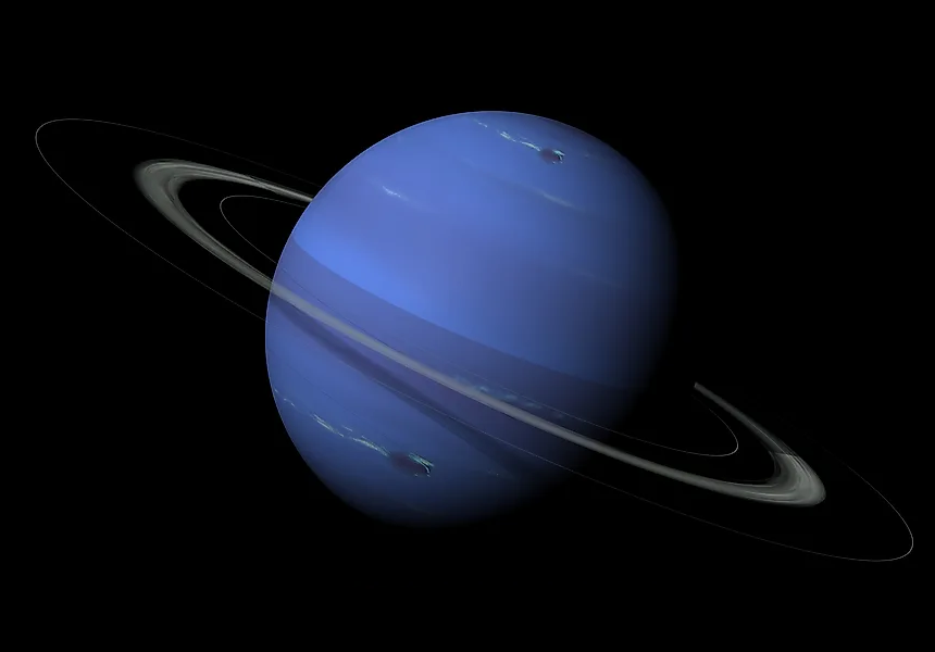 The rings of Neptune were discovered. NASA’s spacecraft Voyager 2 was approaching Neptune when images revealed a faint ring circling the planet.