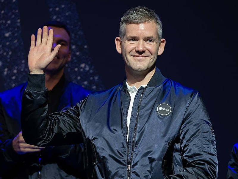 The European Space Agency is the first to announce the inclusion of a disabled person, Britain's John McFall (surgeon and former Paralympian), among their new class of astronauts.