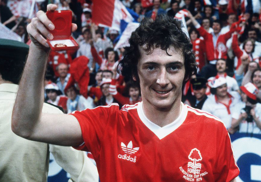 Trevor Francis, aged 24, became the first £1m footballer in England, signing for Brian Clough’s Nottingham Forest.
