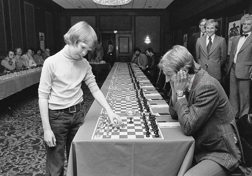 Nigel Short, age 14, from Bolton, Lancashire, became the youngest International Master in the history of chess.
